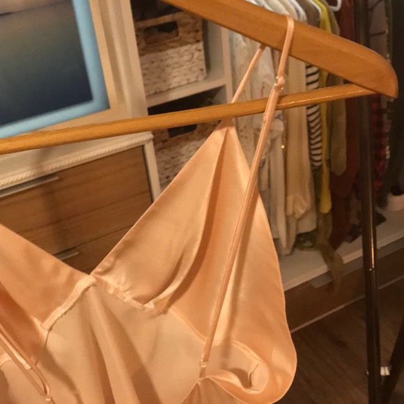 Vintage petal pink silk gown - Picture 4 of 4